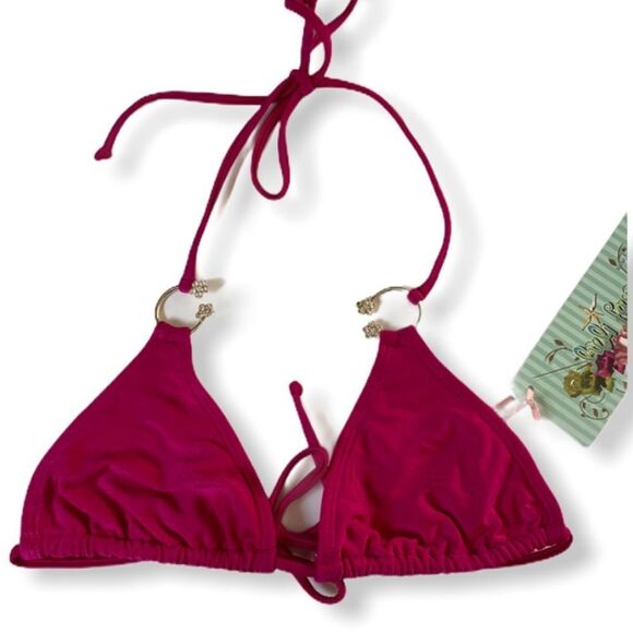 Luli Fama Primavera de Cristal Bikini Top nwt - Picture 1 of 7